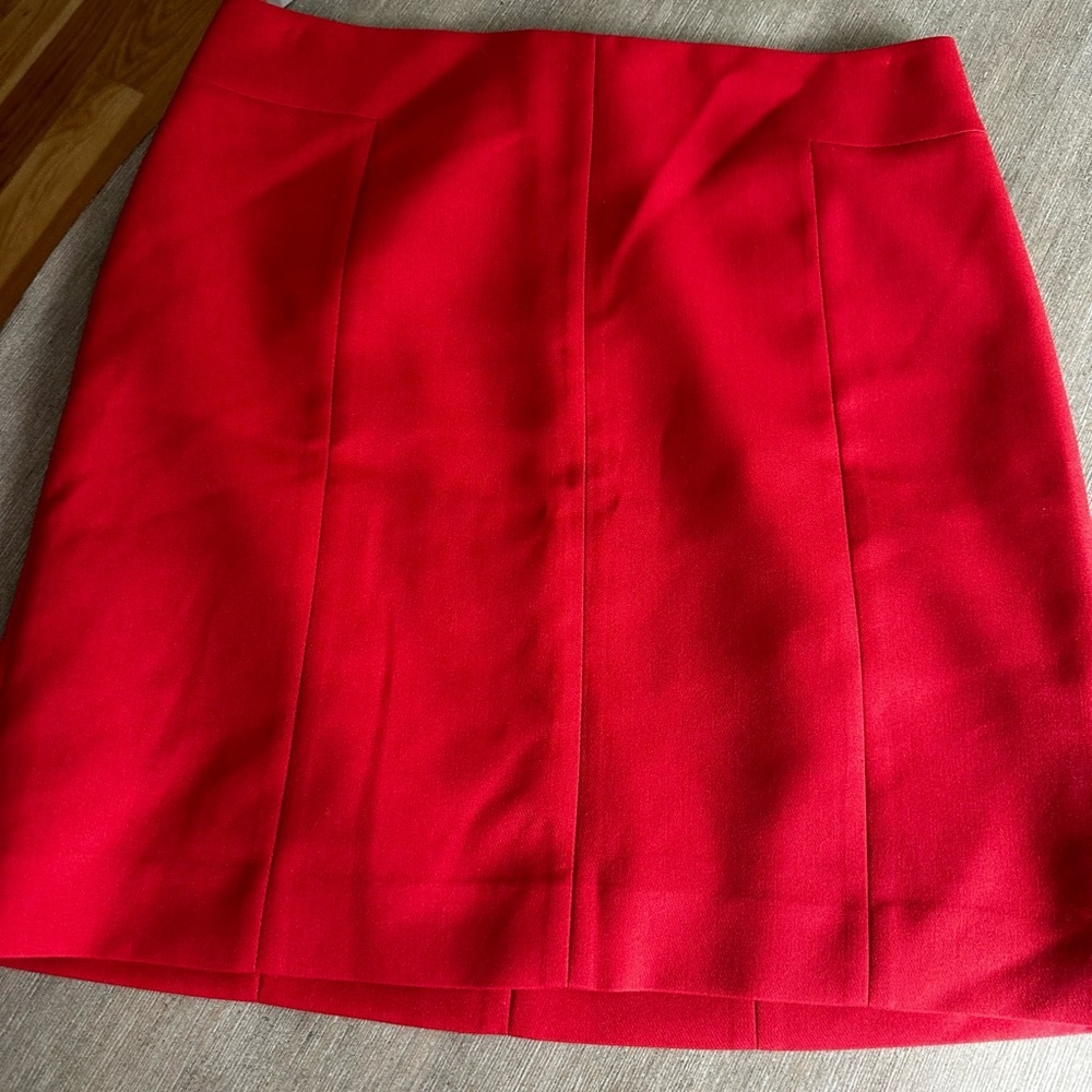 White House black market 4 burnt orange pencil skirt nwot